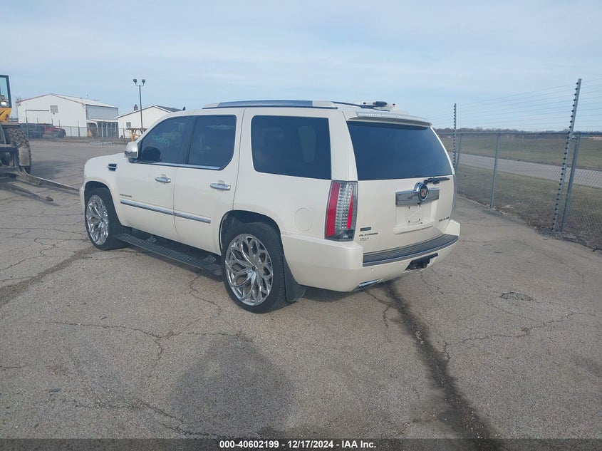 Vin: 1gys4def6cr327935, lot: 41091208, cadillac escalade platinum edition 20123