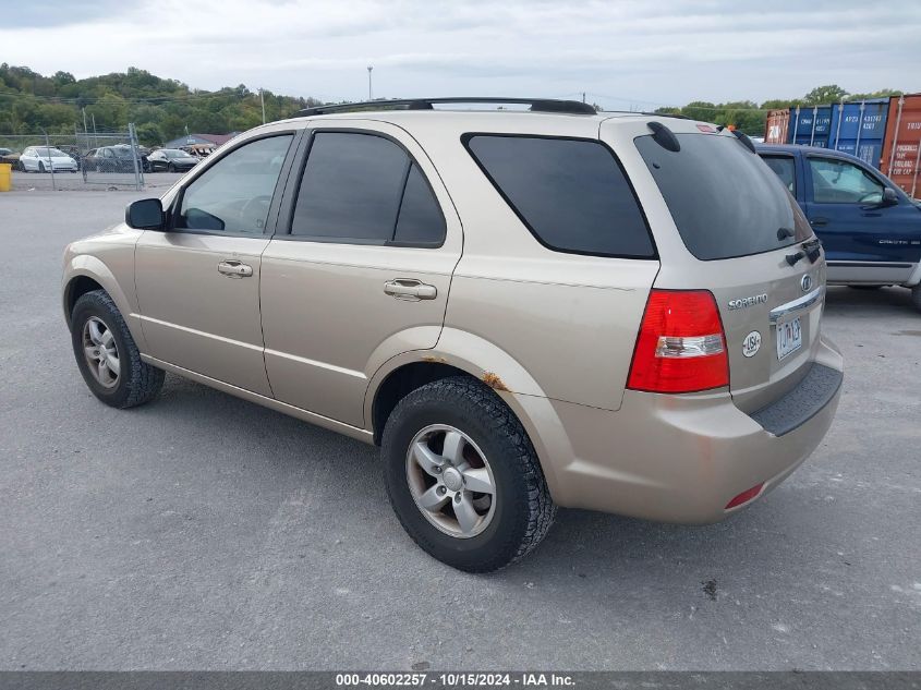 2008 Kia Sorento Lx VIN: KNDJD735185808476 Lot: 40602257