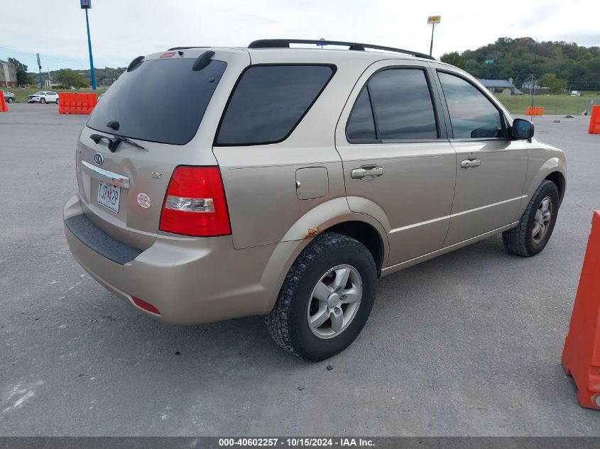 2008 Kia Sorento Lx VIN: KNDJD735185808476 Lot: 40602257