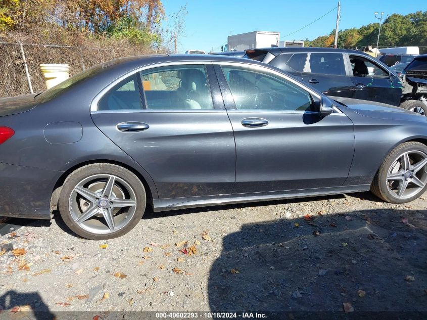 2015 Mercedes-Benz C 300 4Matic/Luxury 4Matic/Sport 4Matic VIN: 55SWF4KB1FU018790 Lot: 40602293