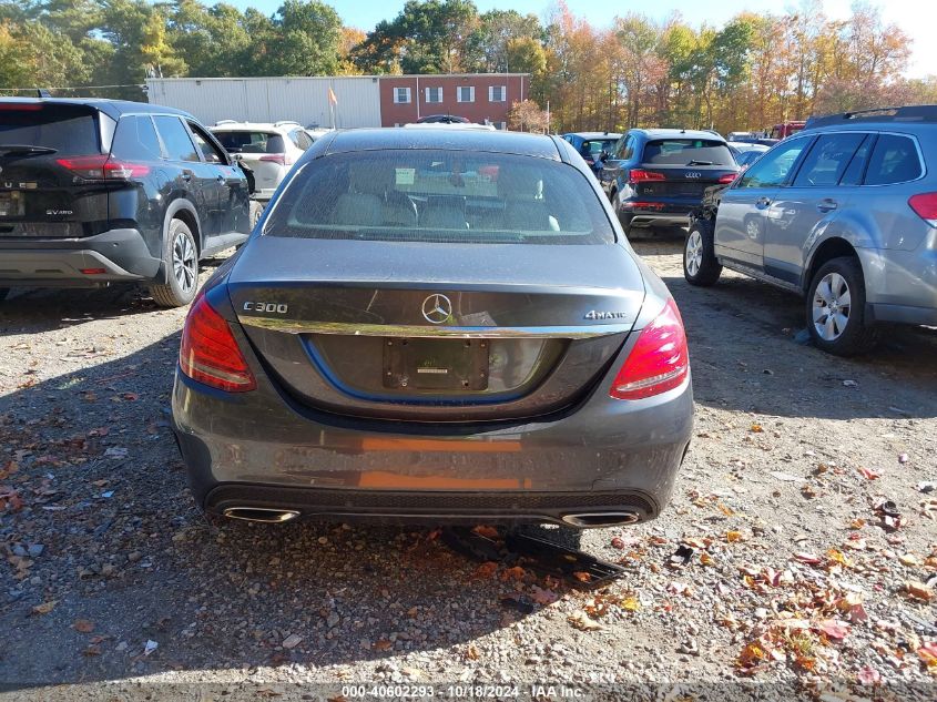 2015 Mercedes-Benz C 300 4Matic/Luxury 4Matic/Sport 4Matic VIN: 55SWF4KB1FU018790 Lot: 40602293