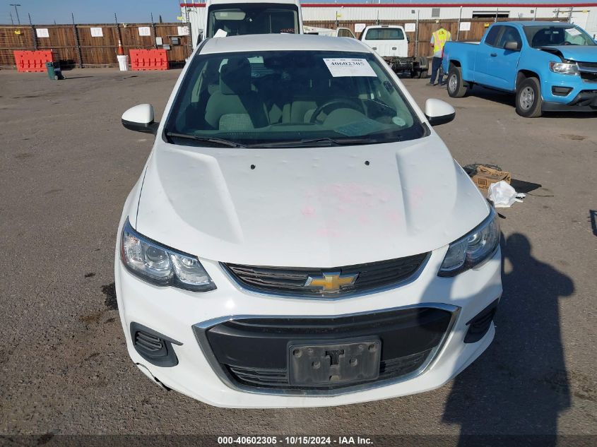 2020 Chevrolet Sonic Fwd 1Fl 5-Door VIN: 1G1JG6SB1L4108862 Lot: 40602305