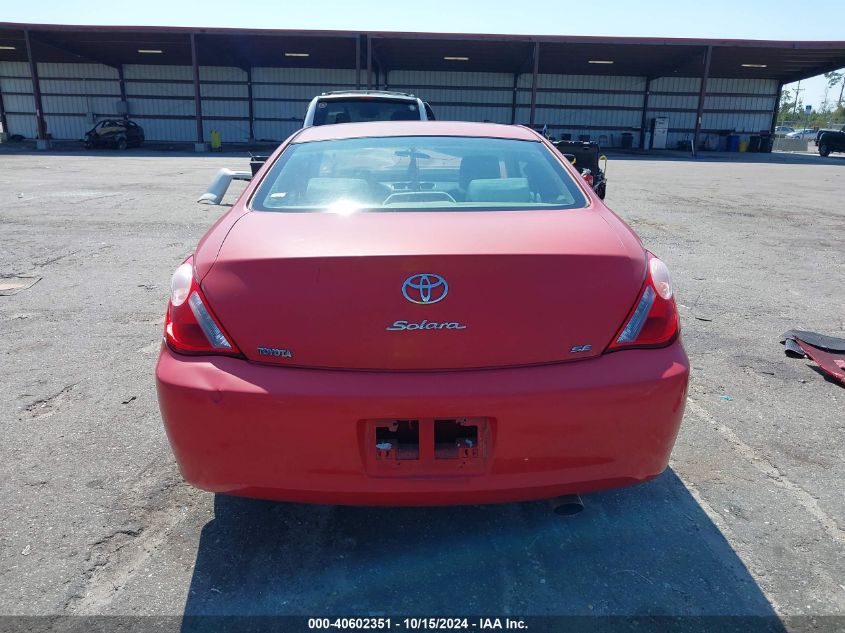 2006 Toyota Camry Solara Se VIN: 4T1CE38P56U657892 Lot: 40602351