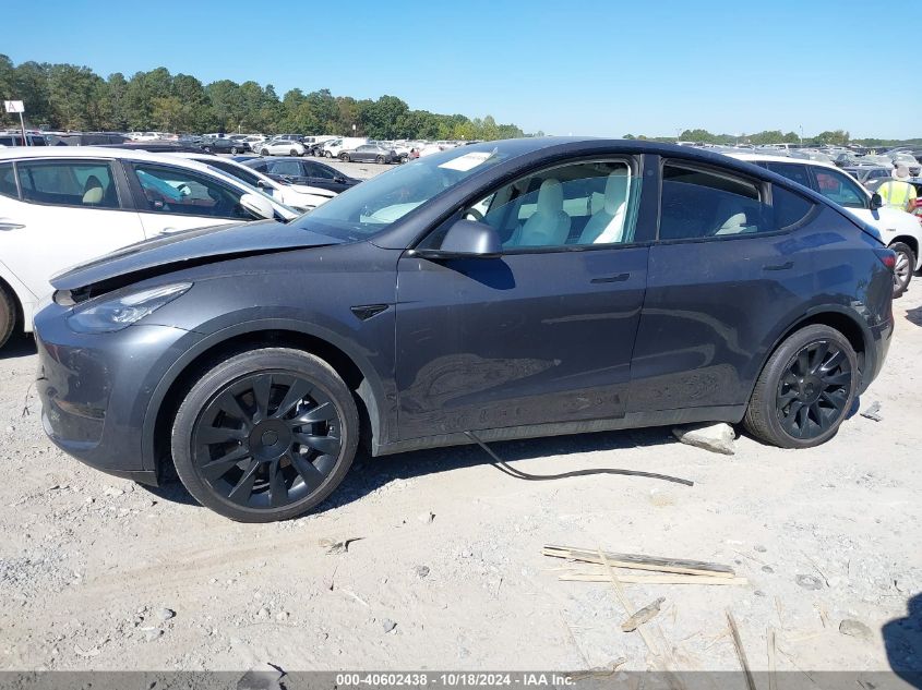 2022 TESLA MODEL Y LONG RANGE DUAL MOTOR ALL-WHEEL DRIVE - 7SAYGDEE0NF353599