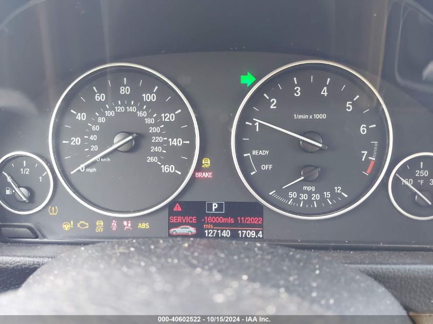 2013 BMW 328I xDrive VIN: WBA3B3C55DF539648 Lot: 40602522