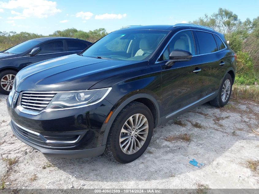 2018 Lincoln Mkx Select VIN: 2LMPJ6KR3JBL29043 Lot: 40602589