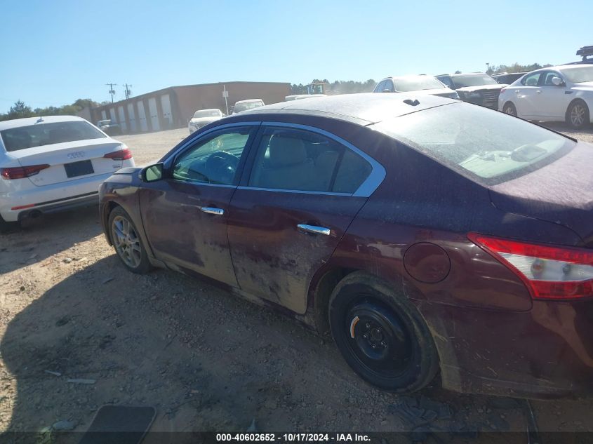 2009 Nissan Maxima 3.5 Sv VIN: 1N4AA51EX9C848915 Lot: 40602652