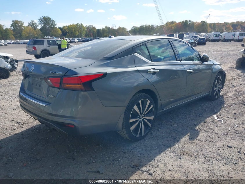 VIN 1N4BL4FW1KC129696 2019 NISSAN ALTIMA 2.5 PLATINUM