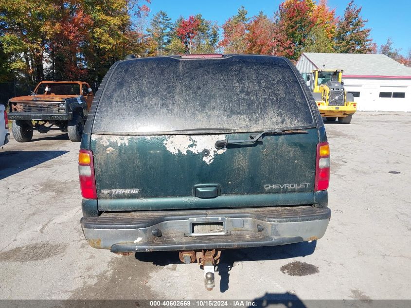 2002 Chevrolet Tahoe Lt VIN: 1GNEK13Z62J222420 Lot: 40602669