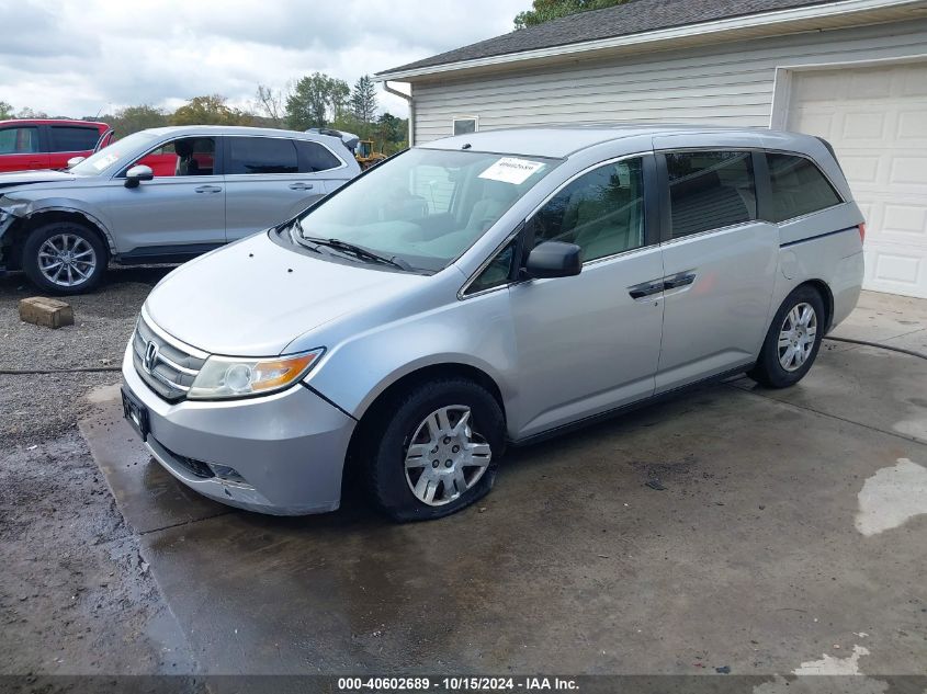 2013 Honda Odyssey Lx VIN: 5FNRL5H28DB019226 Lot: 40602689