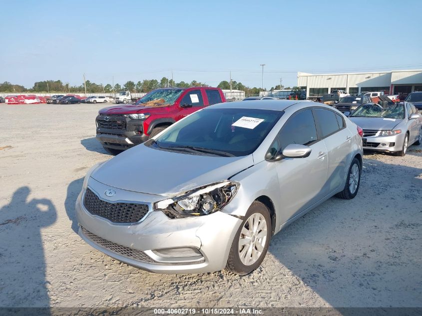 2014 Kia Forte Lx VIN: KNAFX4A62E5241744 Lot: 40602719