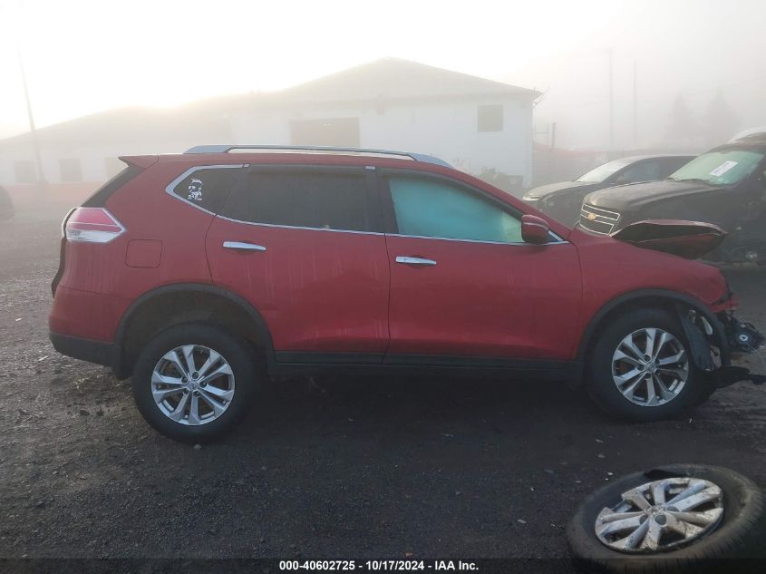 2014 Nissan Rogue Sv VIN: 5N1AT2MV6EC761808 Lot: 40602725