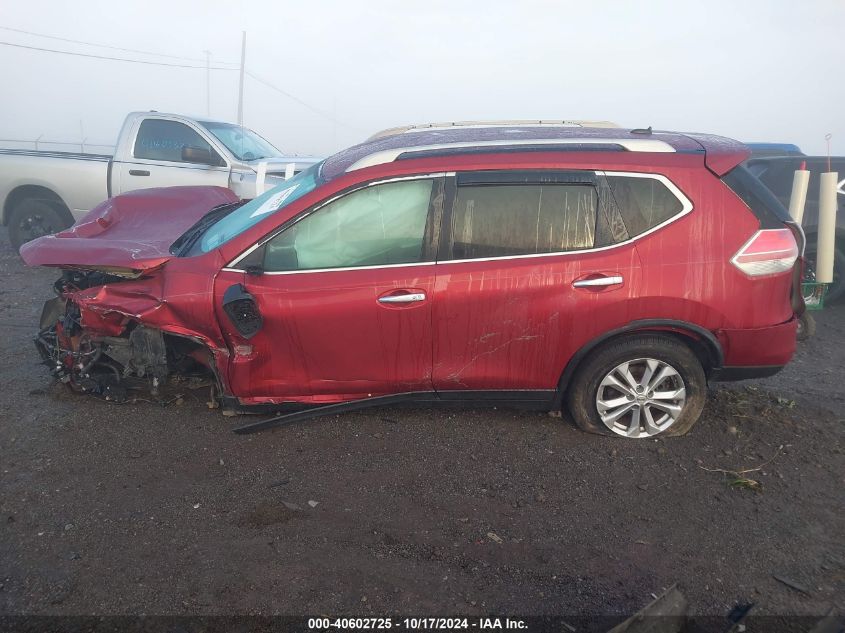 2014 Nissan Rogue Sv VIN: 5N1AT2MV6EC761808 Lot: 40602725