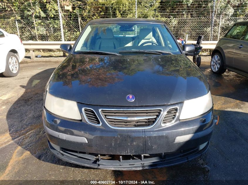 2006 Saab 9-3 Aero VIN: YS3FH41U061010843 Lot: 40602734