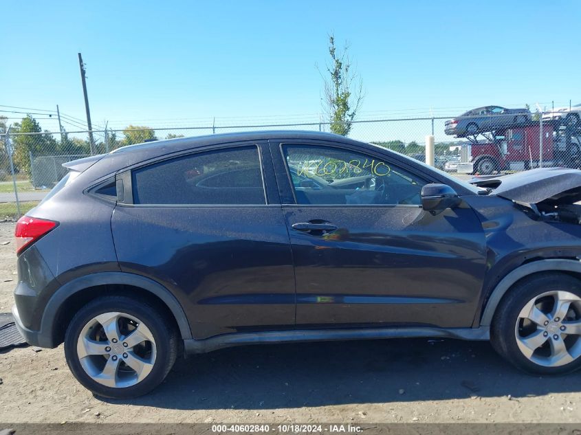 2016 Honda Hr-V Ex-L VIN: 3CZRU6H77GM709932 Lot: 40602840