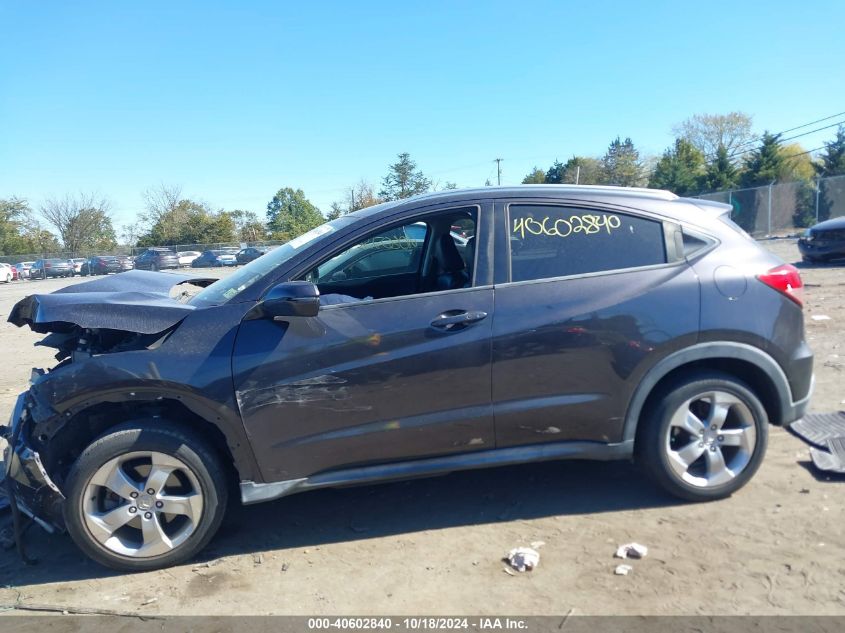 2016 Honda Hr-V Ex-L VIN: 3CZRU6H77GM709932 Lot: 40602840