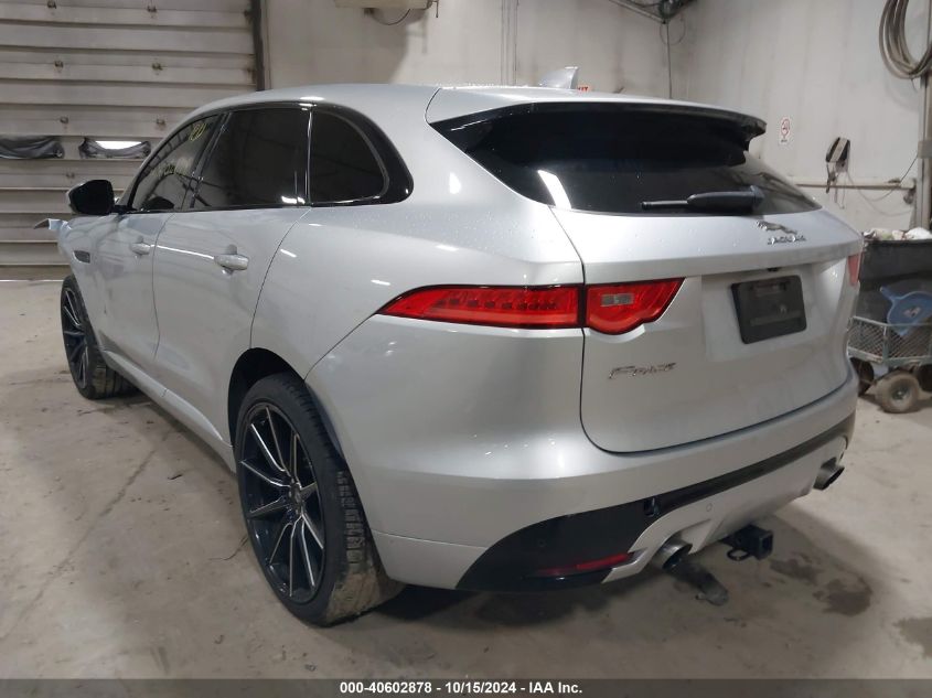 VIN SADCM2FV4JA284703 2018 JAGUAR F-PACE S