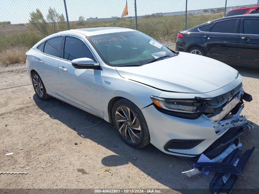 2021 Honda Insight Touring VIN: 19XZE4F9XME000266 Lot: 40602901