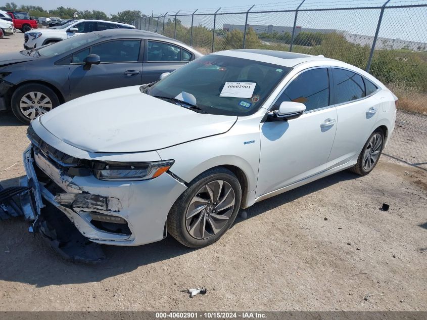 2021 Honda Insight Touring VIN: 19XZE4F9XME000266 Lot: 40602901