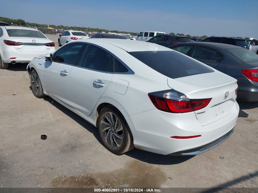 2021 Honda Insight Touring VIN: 19XZE4F9XME000266 Lot: 40602901