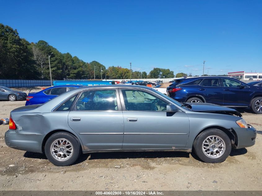 2000 Toyota Avalon Xl VIN: 4T1BF28B3YU007923 Lot: 40602908