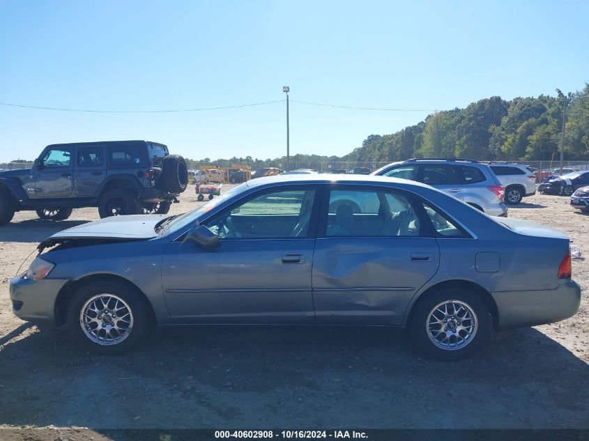 2000 Toyota Avalon Xl VIN: 4T1BF28B3YU007923 Lot: 40602908