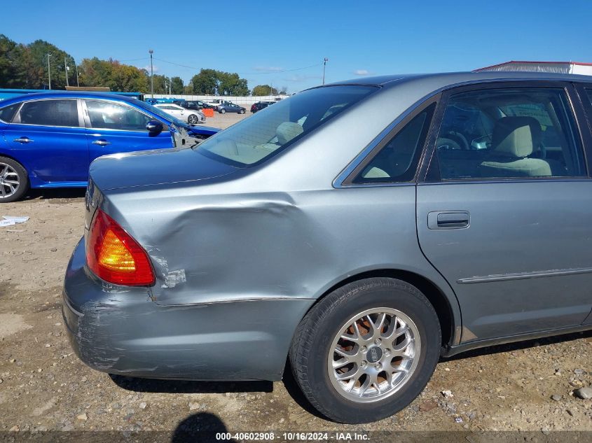 2000 Toyota Avalon Xl VIN: 4T1BF28B3YU007923 Lot: 40602908