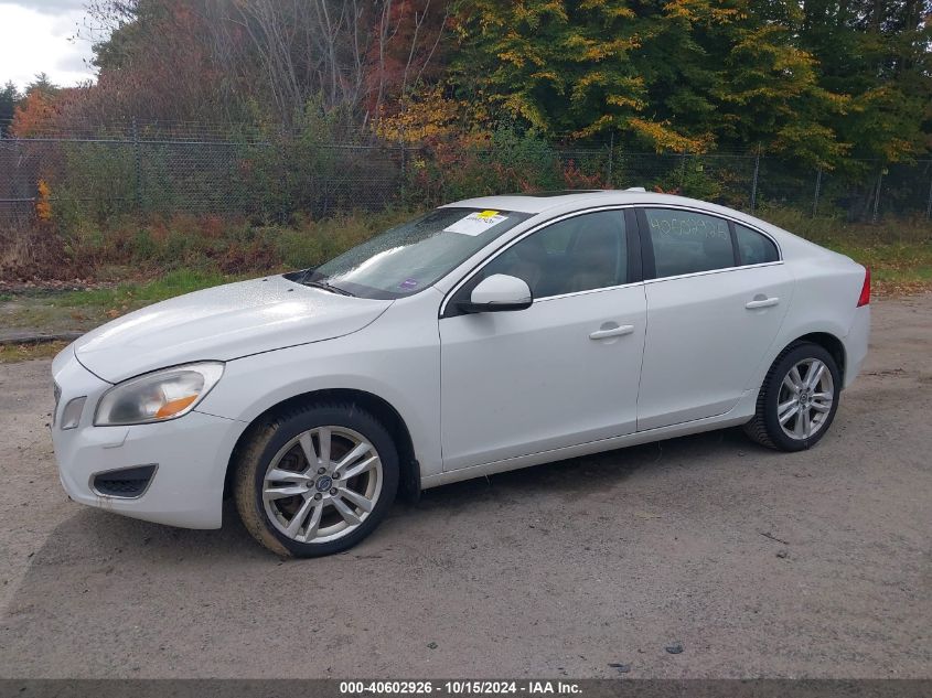 2012 Volvo S60 T5 VIN: YV1622FS7C2113519 Lot: 40602926