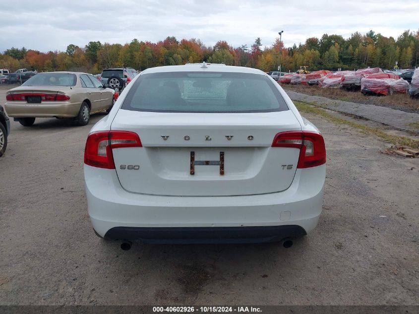 2012 Volvo S60 T5 VIN: YV1622FS7C2113519 Lot: 40602926