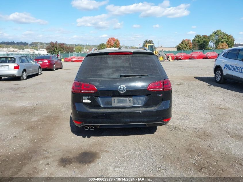 2016 Volkswagen Golf Sportwagen Tsi Sel 4-Door VIN: 3VWC17AU8GM517572 Lot: 40602929