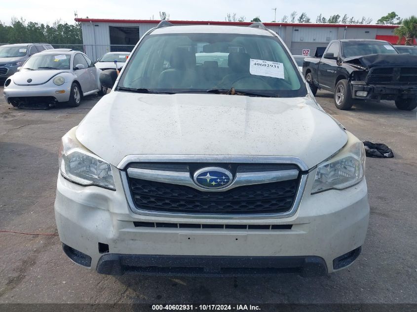 2016 Subaru Forester 2.5I VIN: JF2SJABC8GH549333 Lot: 40602931