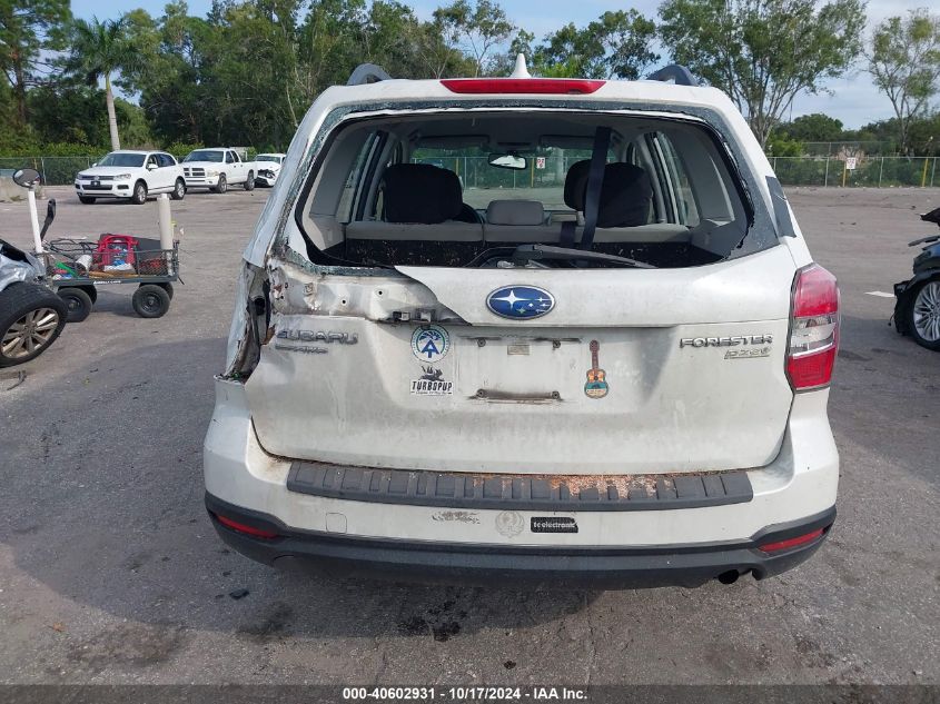 2016 Subaru Forester 2.5I VIN: JF2SJABC8GH549333 Lot: 40602931