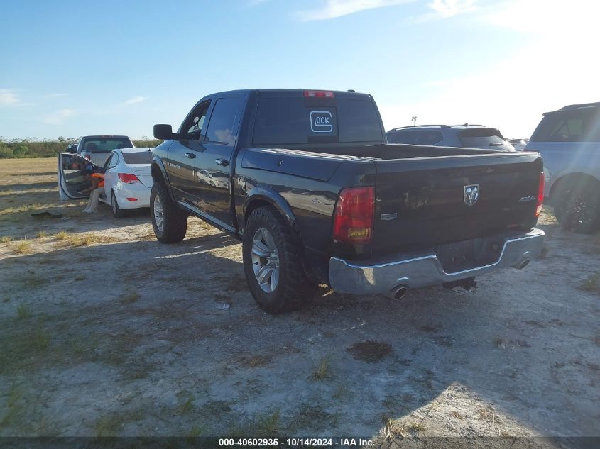 2012 Ram 1500 Laramie VIN: 1C6RD7NT7CS128792 Lot: 40602935