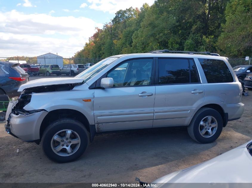 2006 Honda Pilot Ex-L VIN: 5FNYF18706B028772 Lot: 40602940