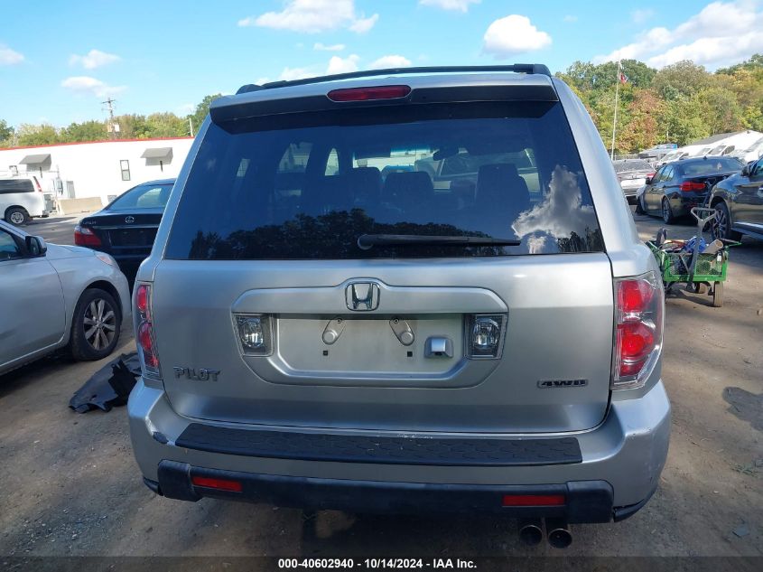 2006 Honda Pilot Ex-L VIN: 5FNYF18706B028772 Lot: 40602940