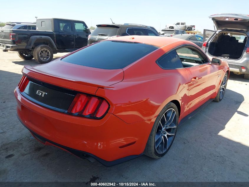 2015 Ford Mustang Gt Premium VIN: 1FA6P8CF4F5310013 Lot: 40602942