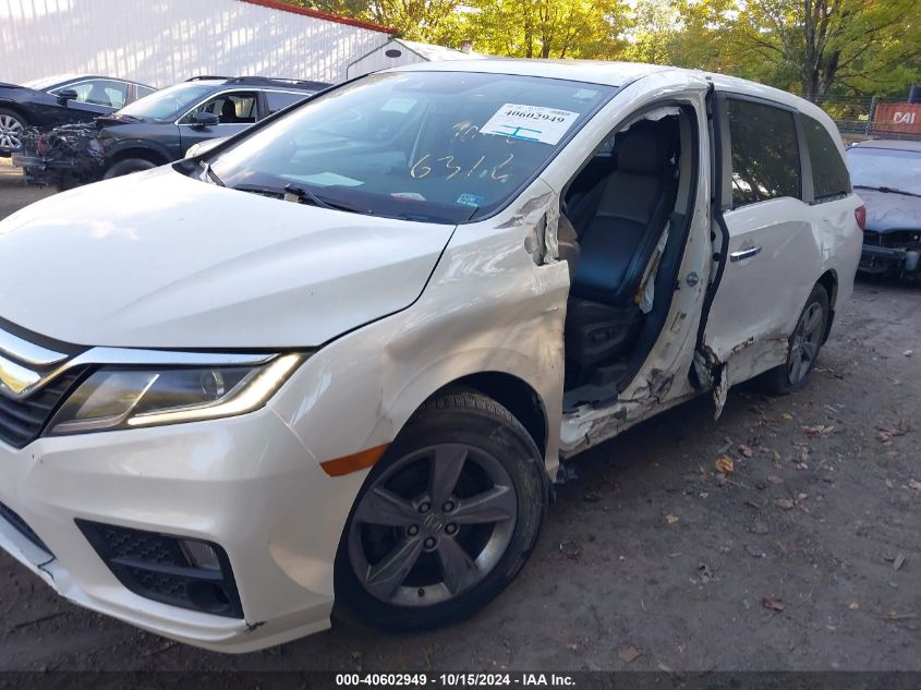 2018 Honda Odyssey Ex-L VIN: 5FNRL6H79JB009818 Lot: 40602949