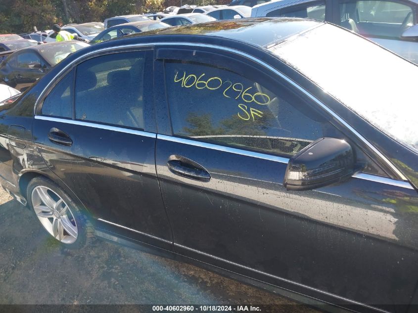 2012 Mercedes-Benz C 250 Luxury/Sport VIN: WDDGF4HB2CA597506 Lot: 40602960