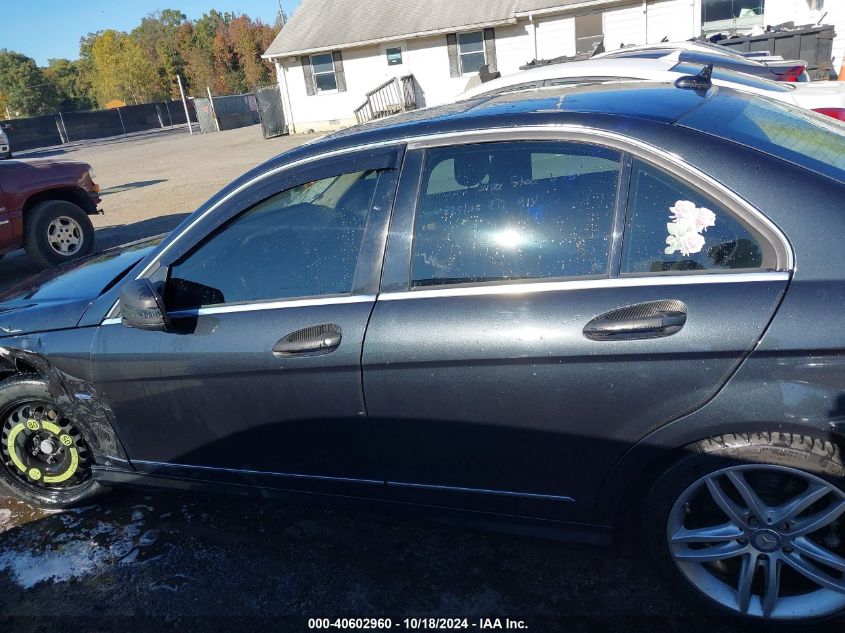 2012 Mercedes-Benz C 250 Luxury/Sport VIN: WDDGF4HB2CA597506 Lot: 40602960