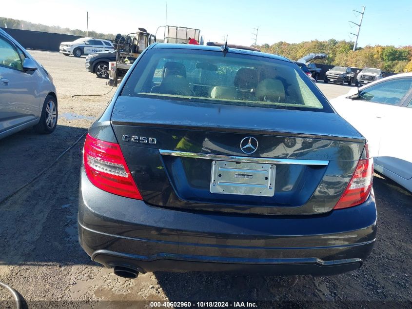 2012 Mercedes-Benz C 250 Luxury/Sport VIN: WDDGF4HB2CA597506 Lot: 40602960