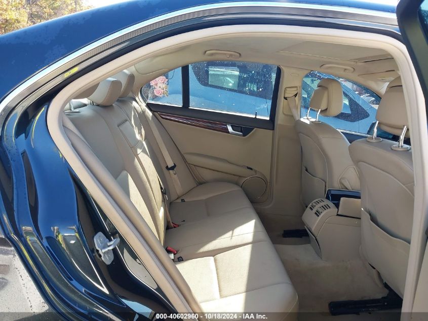 2012 Mercedes-Benz C 250 Luxury/Sport VIN: WDDGF4HB2CA597506 Lot: 40602960