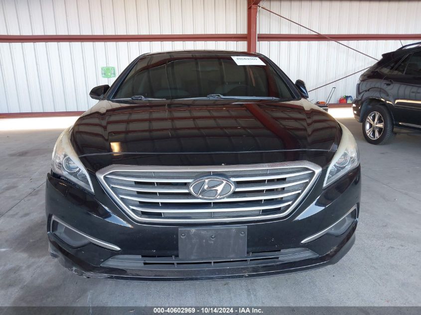 2017 Hyundai Sonata Se VIN: 5NPE24AFXHH574226 Lot: 40602969