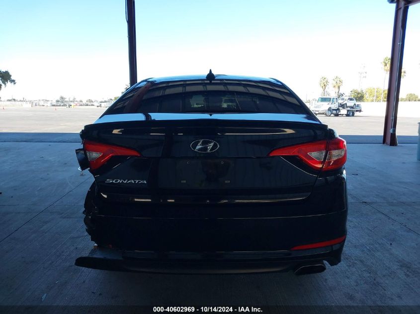 2017 Hyundai Sonata Se VIN: 5NPE24AFXHH574226 Lot: 40602969