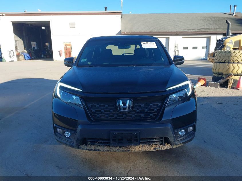 2021 Honda Passport Awd Ex-L VIN: 5FNYF8H54MB033946 Lot: 40603034