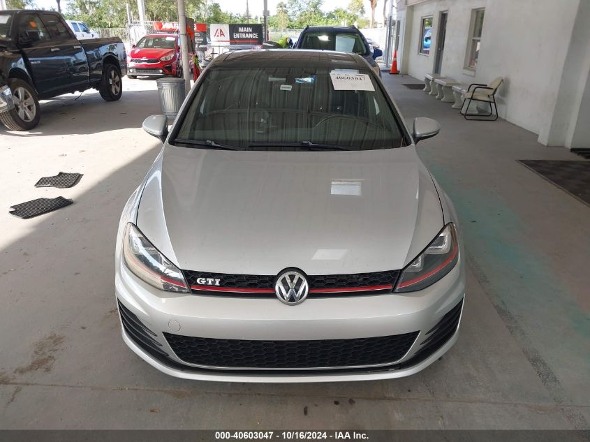 2015 Volkswagen Golf Gti 2.0T Se 4-Door VIN: 3VW4T7AU1FM030629 Lot: 40603047