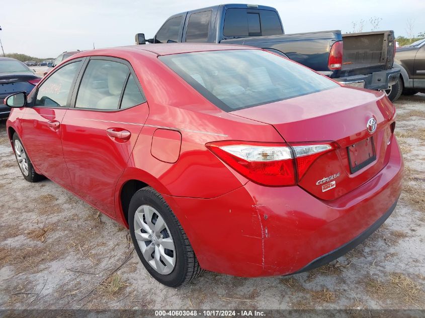 2016 Toyota Corolla L/Le/Le Pls/Prm/S/S Pls VIN: 2T1BURHE6GC511777 Lot: 40603048