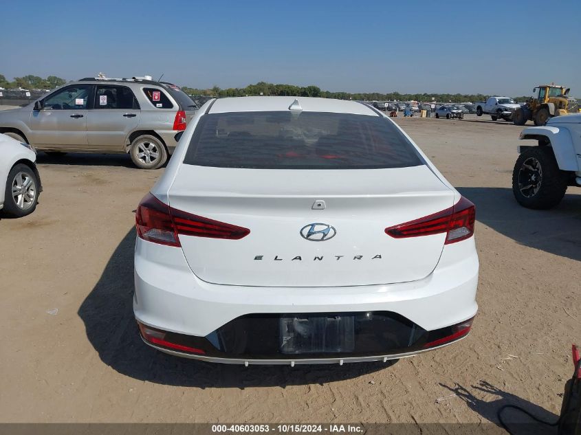 2019 Hyundai Elantra Sel VIN: 5NPD84LFXKH482242 Lot: 40603053