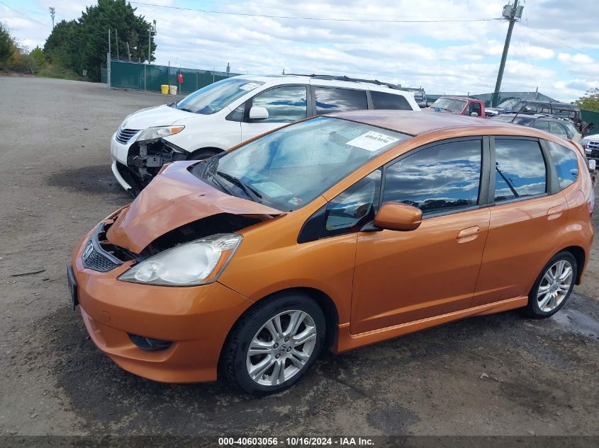 2009 Honda Fit Sport VIN: JHMGE88489S030661 Lot: 40603056