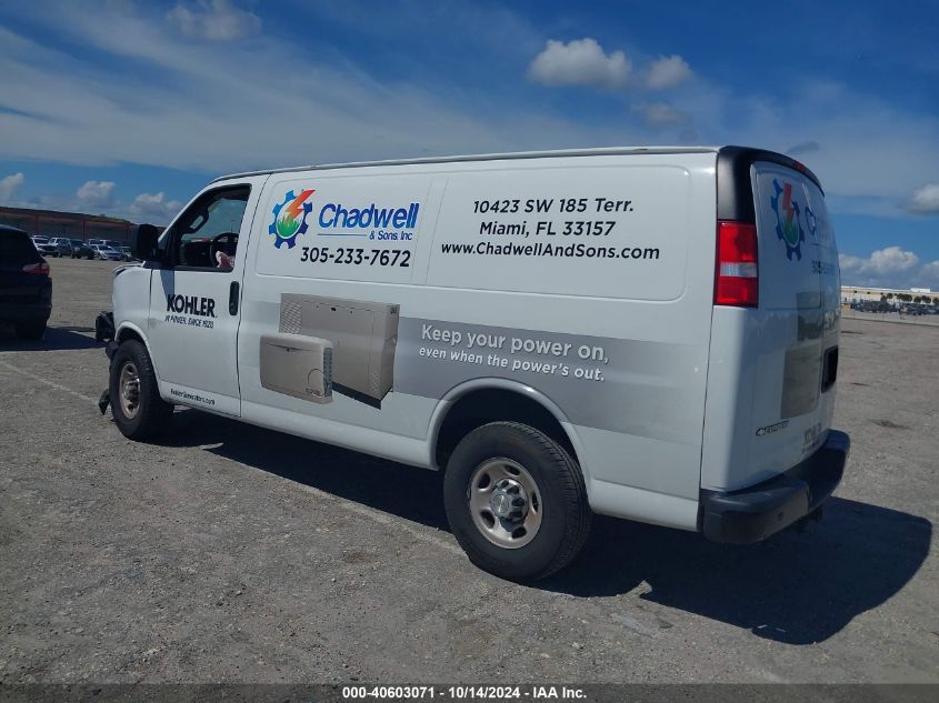 2021 Chevrolet Express Cargo Rwd 2500 Regular Wheelbase Wt VIN: 1GCWGAF78M1176505 Lot: 40603071