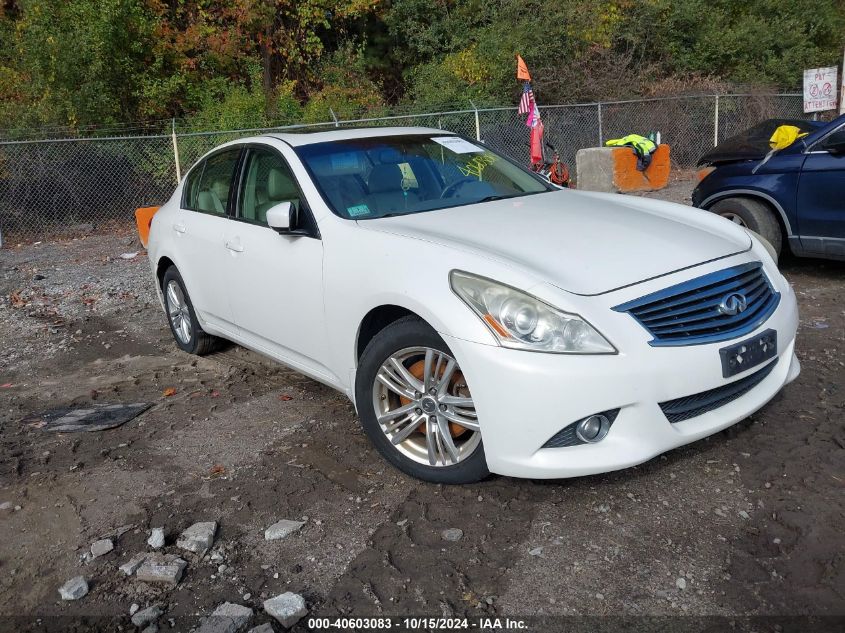 2011 Infiniti G37X VIN: JN1CV6ARXBM401472 Lot: 40603083